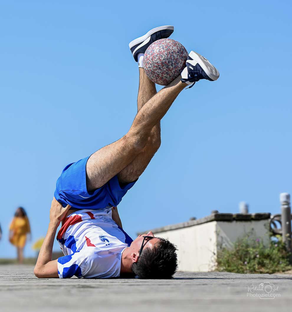 Photographe spécialisé en football freestyle