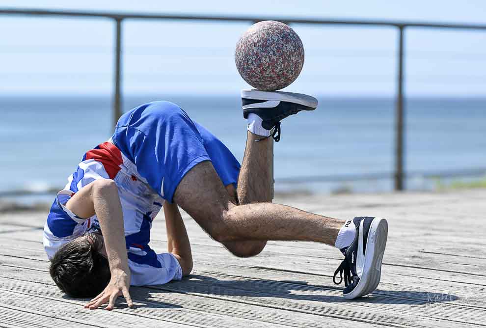 Photo de foot freestyle en Vendée