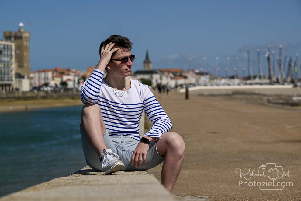 Shooting photo jeune homme en Vendée