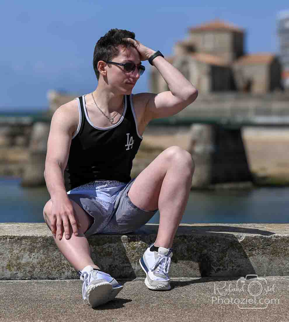 Shooting photo homme aux Sables d&apos;Olonne