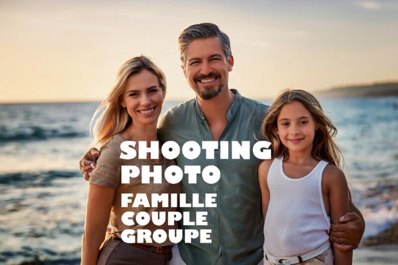 Shooting photo famille couple groupe en Vendée